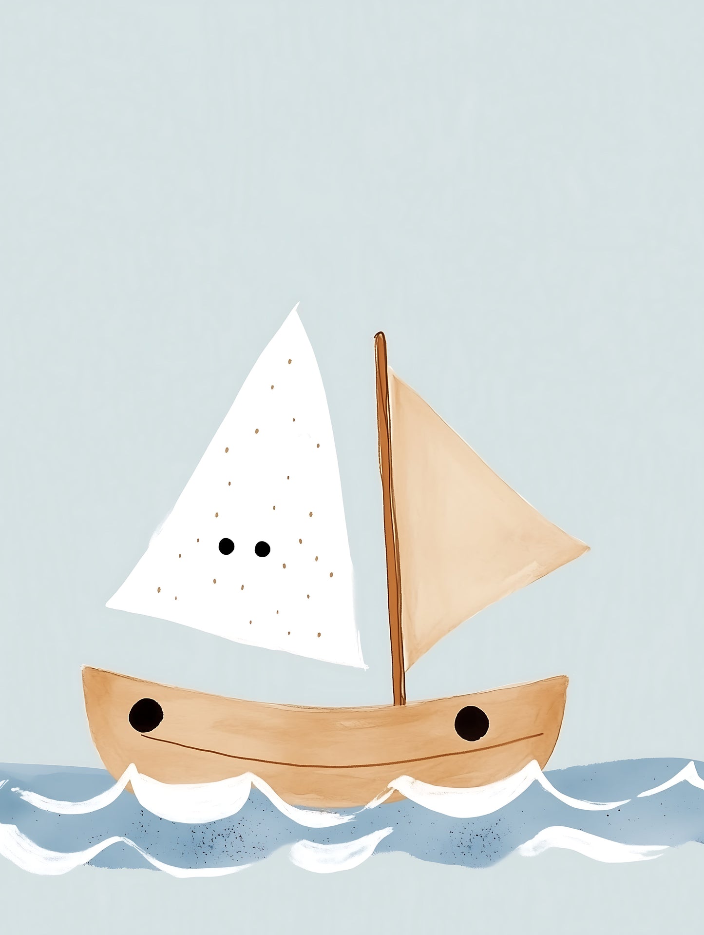 Båt i havet barn