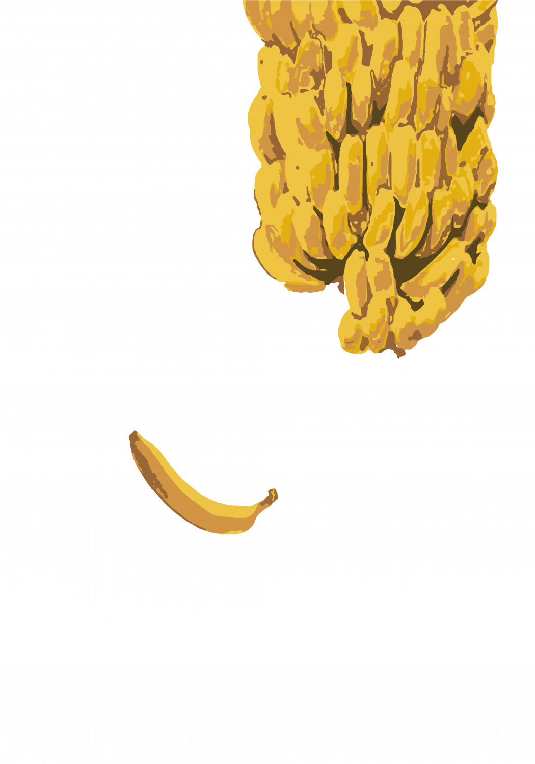 Bananas Poster och Canvastavla