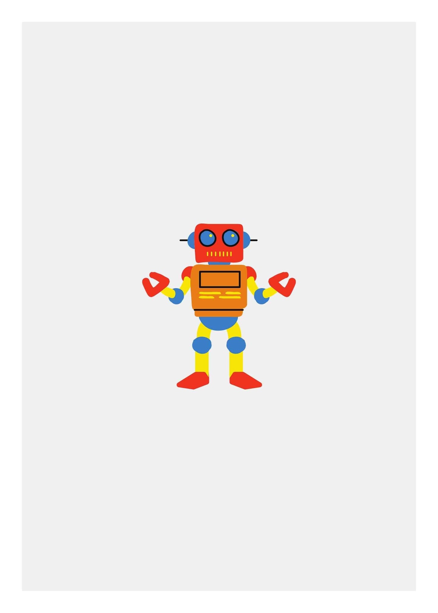 Robotposter barn