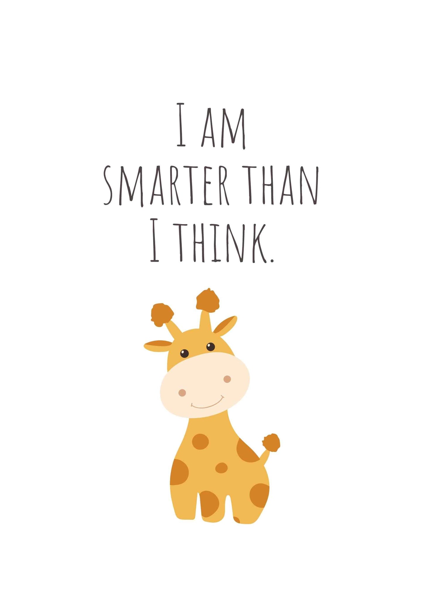 I AM SMARTER THAN I THINK
