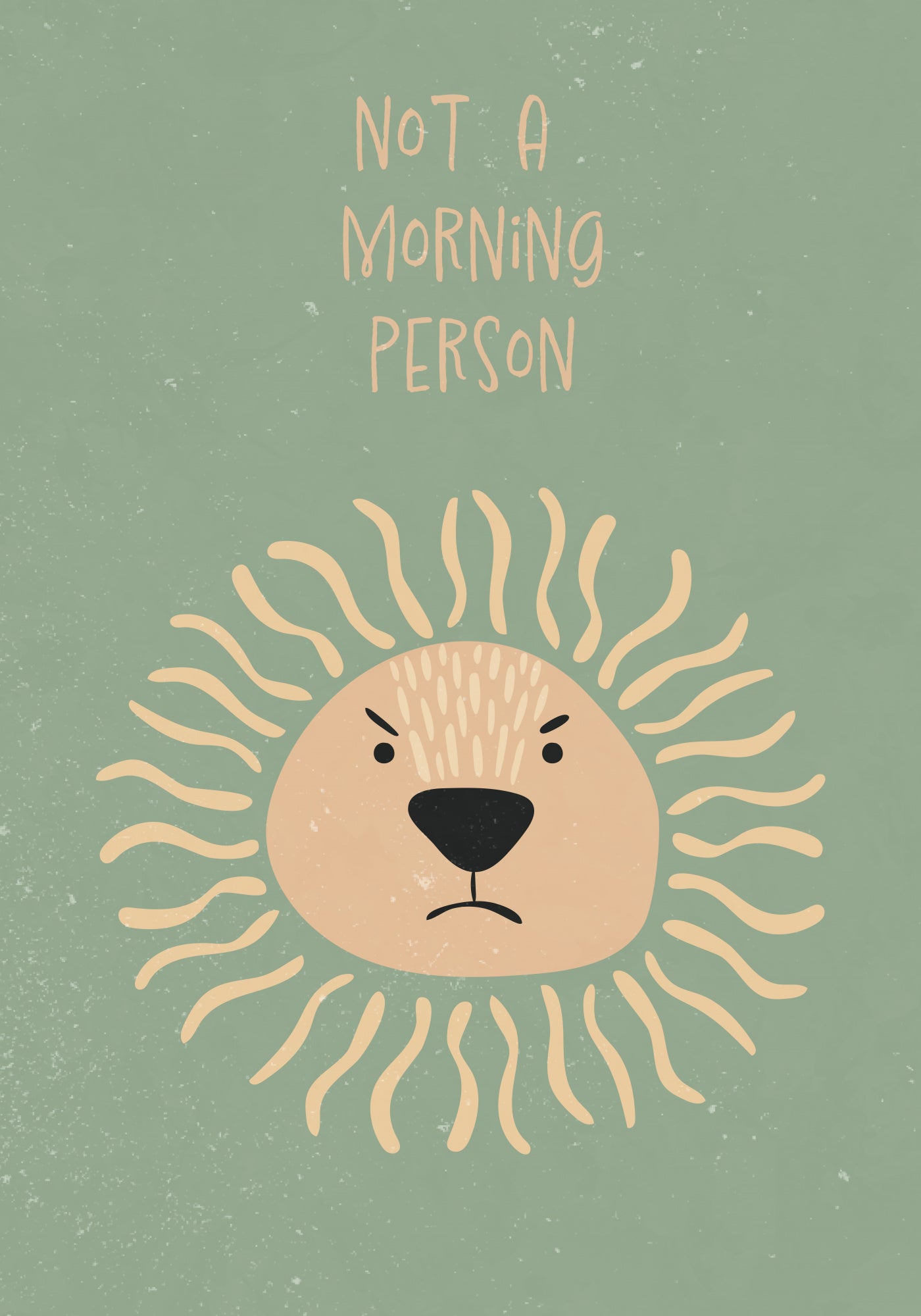 Lion nursery print Poster och Canvastavla