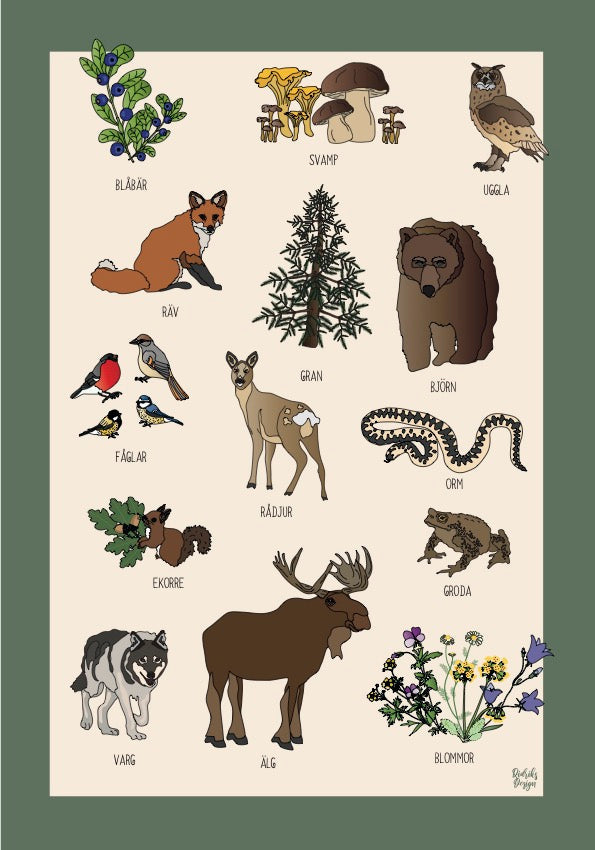 Skogen-poster