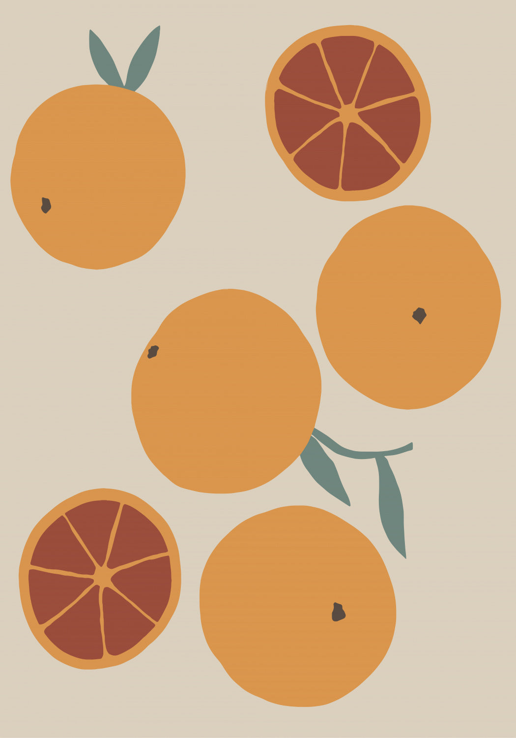 Blood Orange Poster och Canvastavla