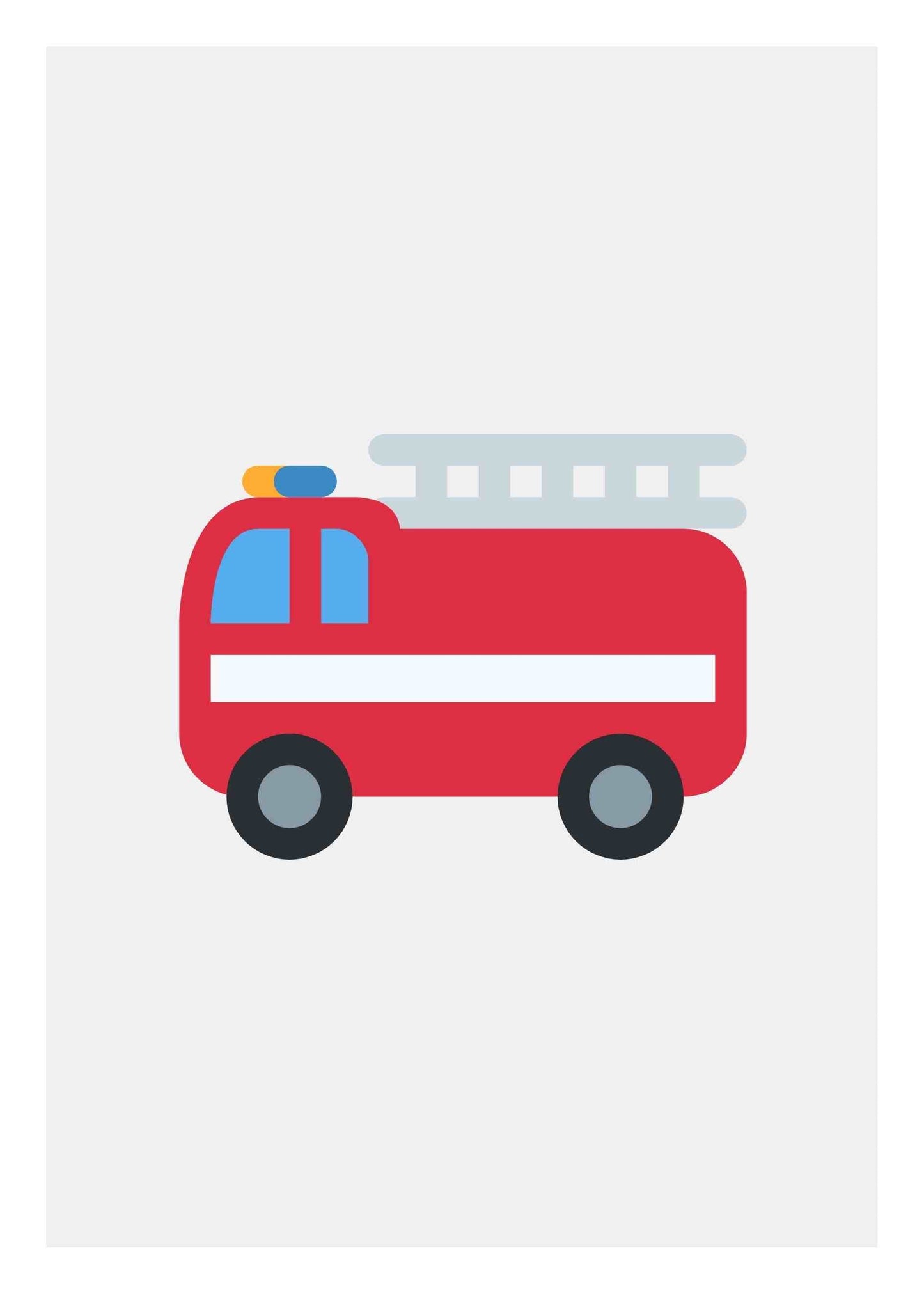 Brandbil Poster 7