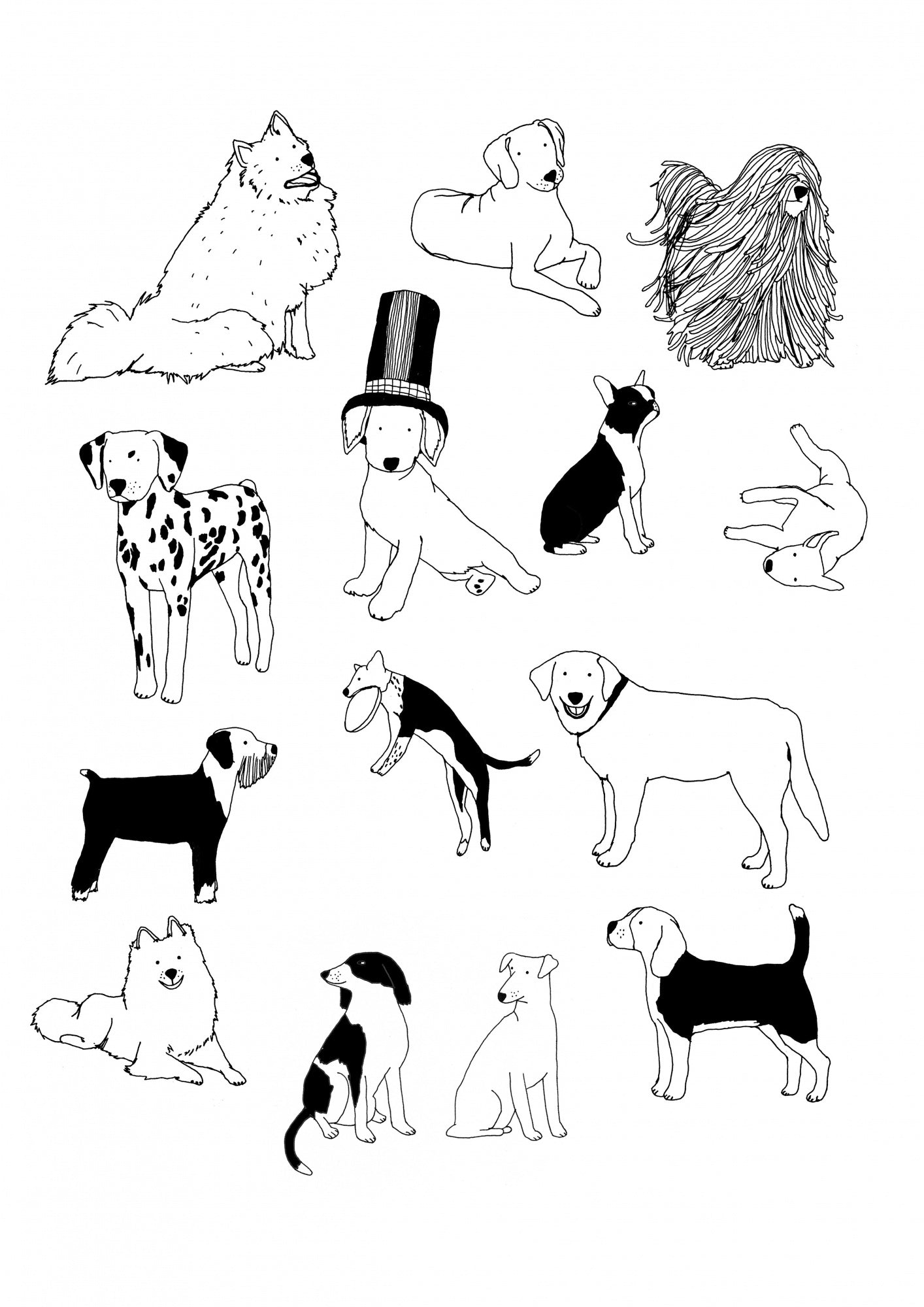 Dogs Poster och Canvastavla