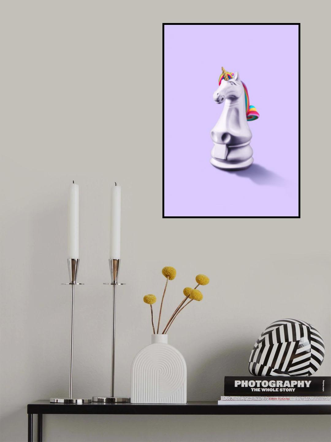 Fantasy Chess Poster och Canvastavla