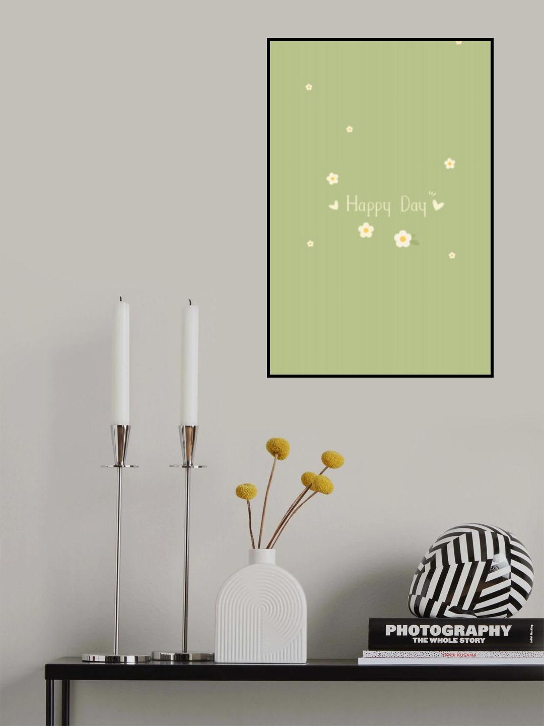 Happy Day Poster och Canvastavla