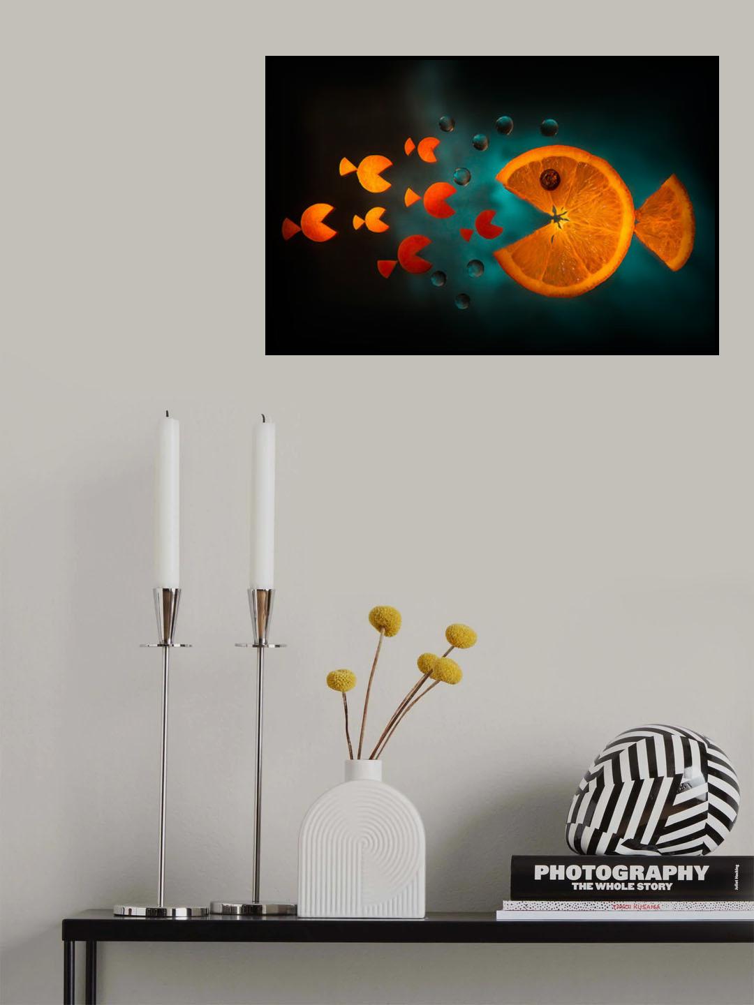 Orange fish Poster och Canvastavla