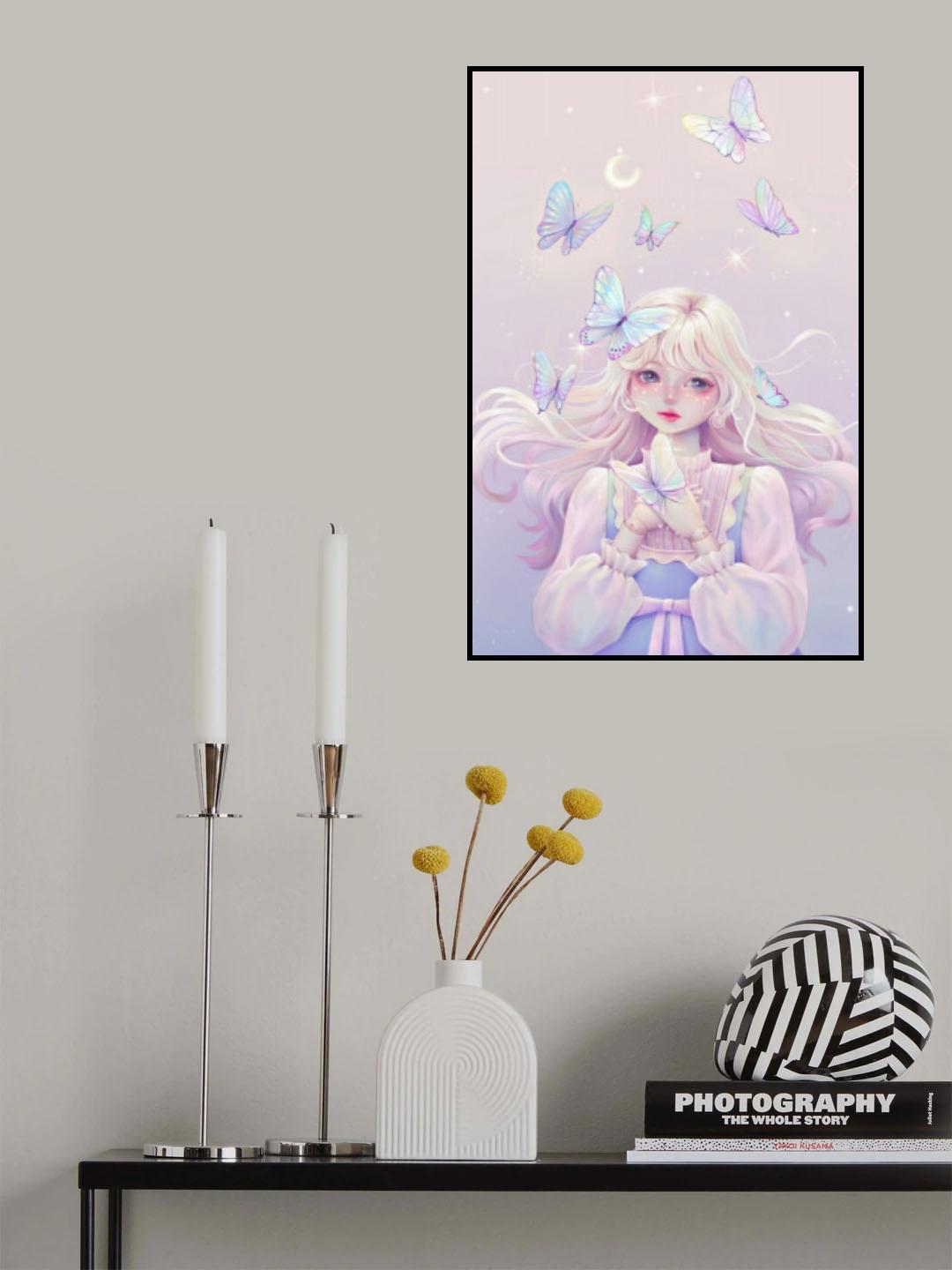 Fantasy Fairy Doll Poster och Canvastavla