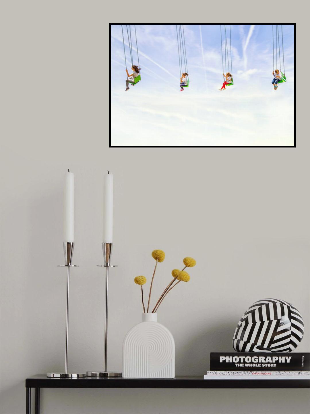 Heads in the clouds! Poster och Canvastavla