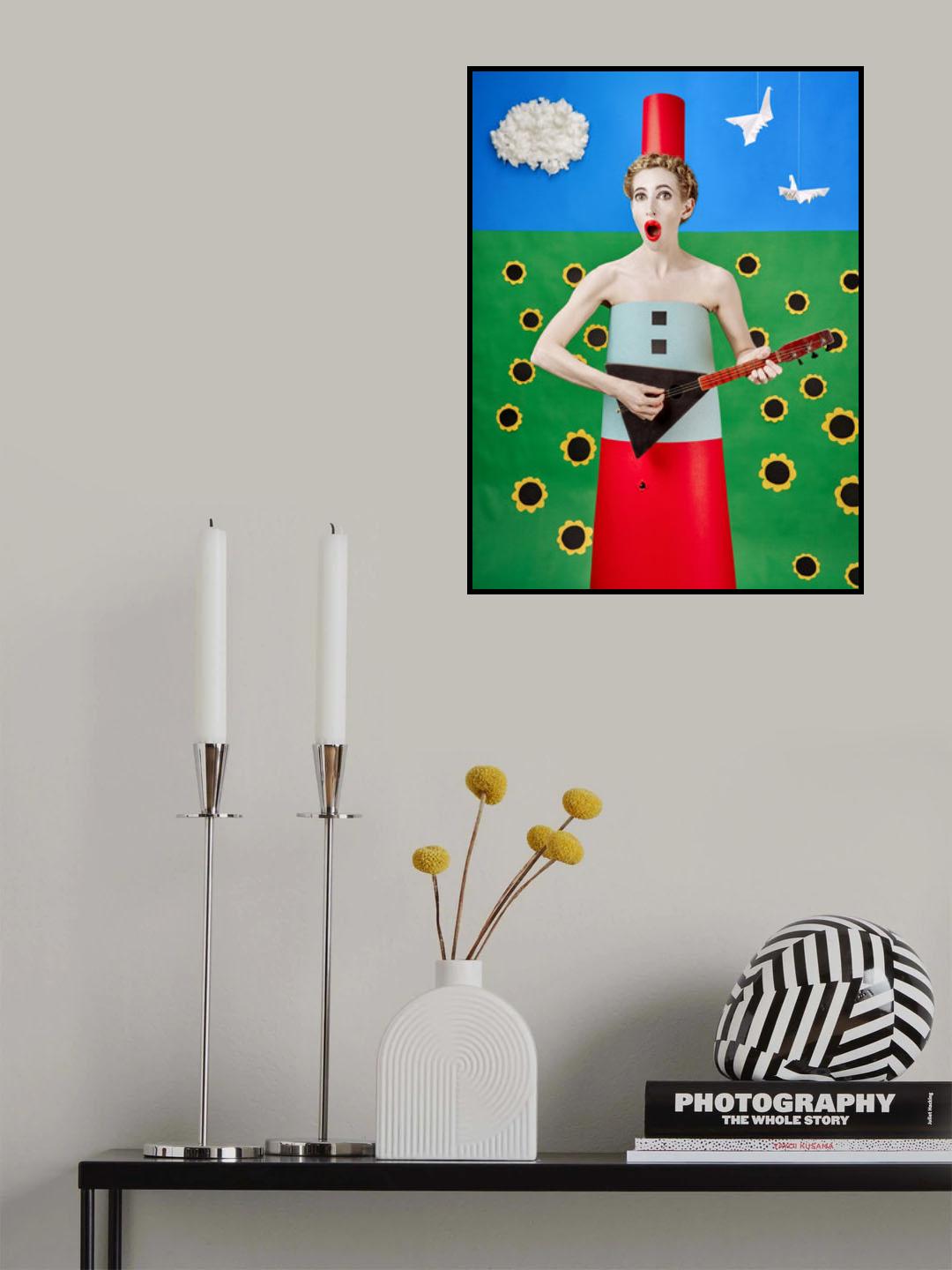 "The balalaika singer" Poster och Canvastavla