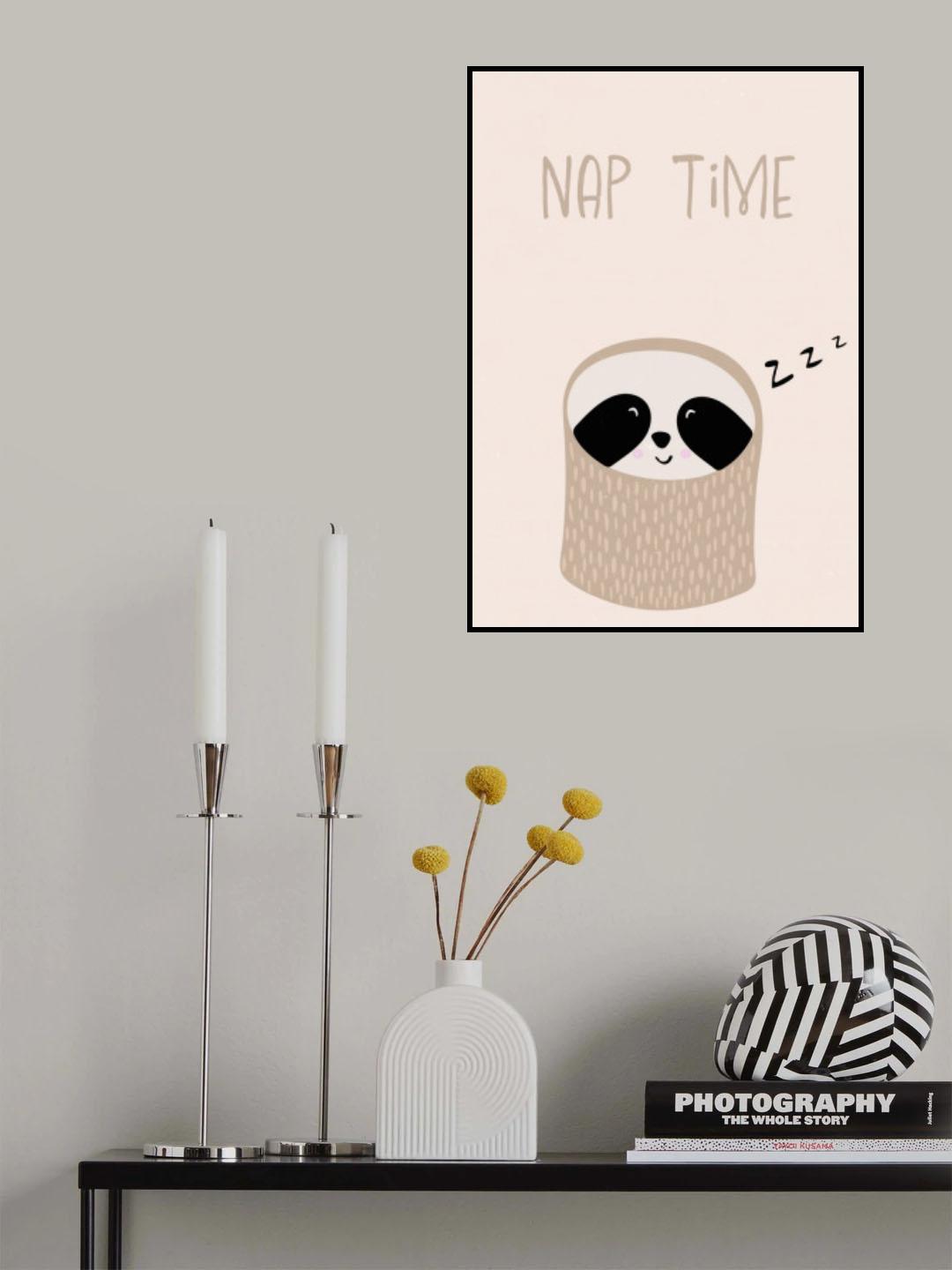 Sloth nursery print Poster och Canvastavla