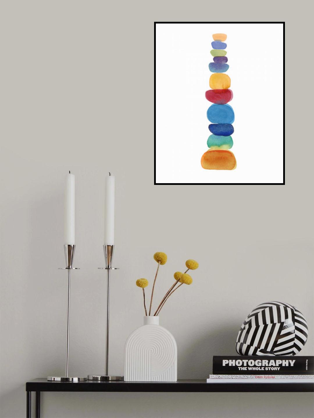 Color Tower Poster och Canvastavla