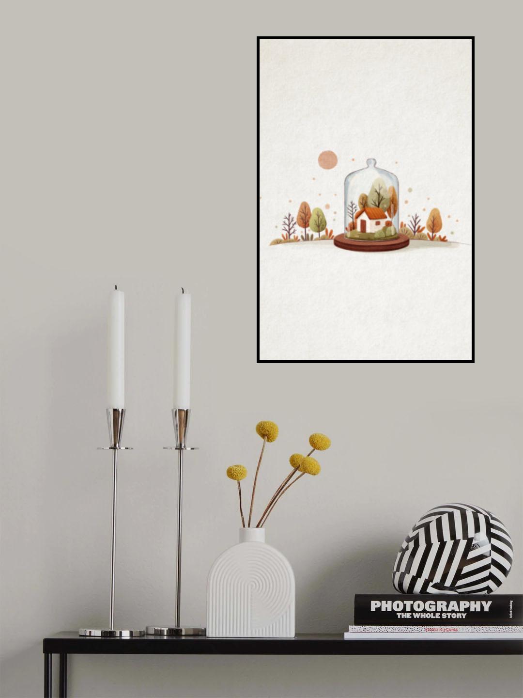 Autumn Tree Poster och Canvastavla