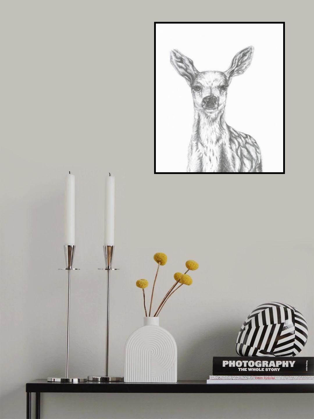 Deer Poster och Canvastavla