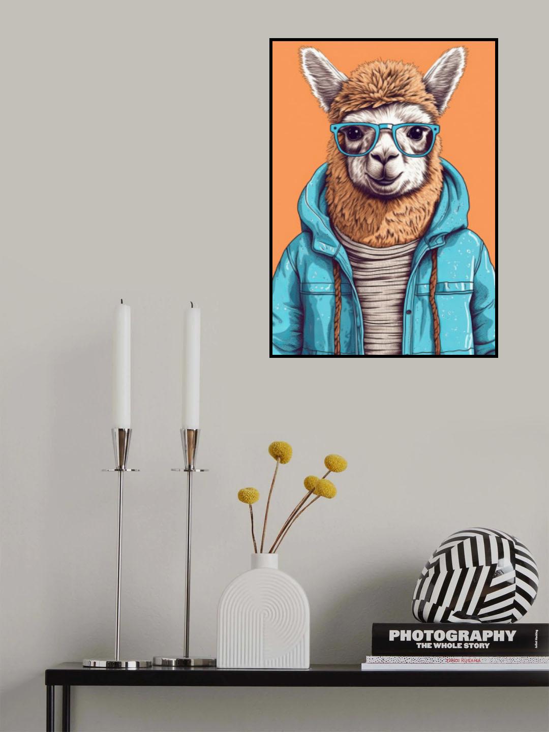 Lama 2 Poster och Canvastavla