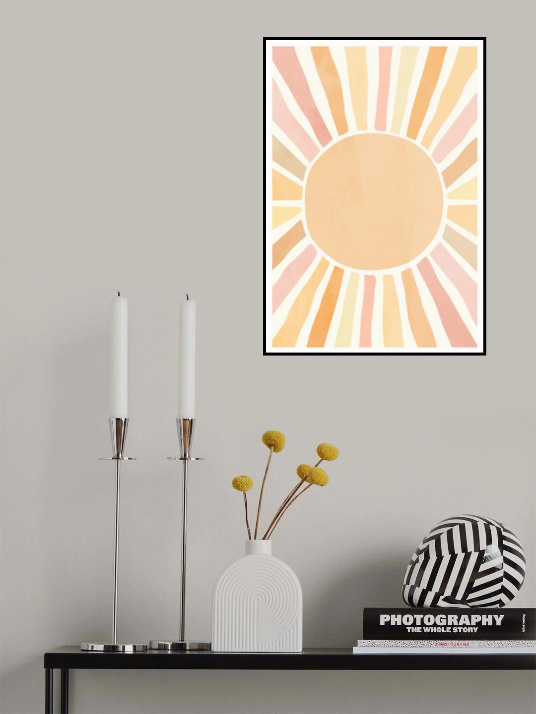 Boho sun Poster och Canvastavla