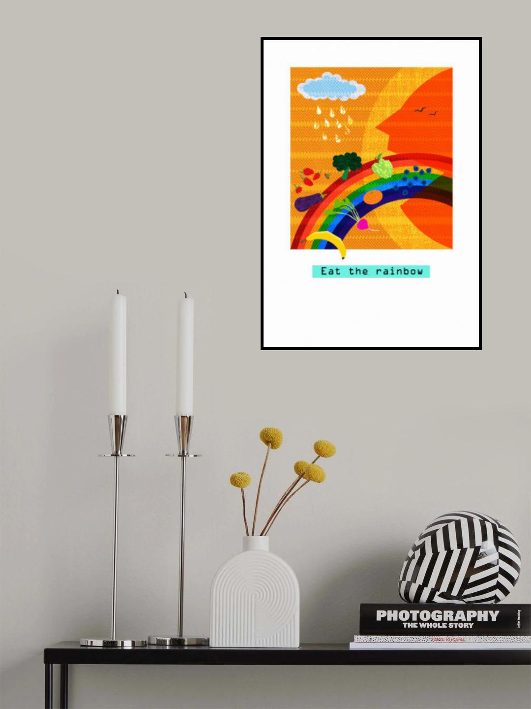 Eat the rainbow Poster och Canvastavla