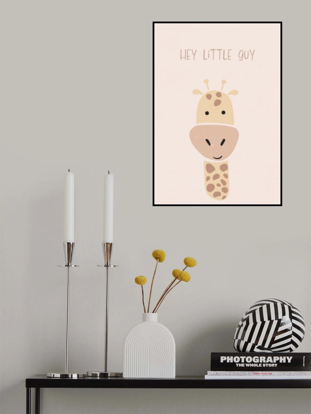 Giraffe nursery print Poster och Canvastavla