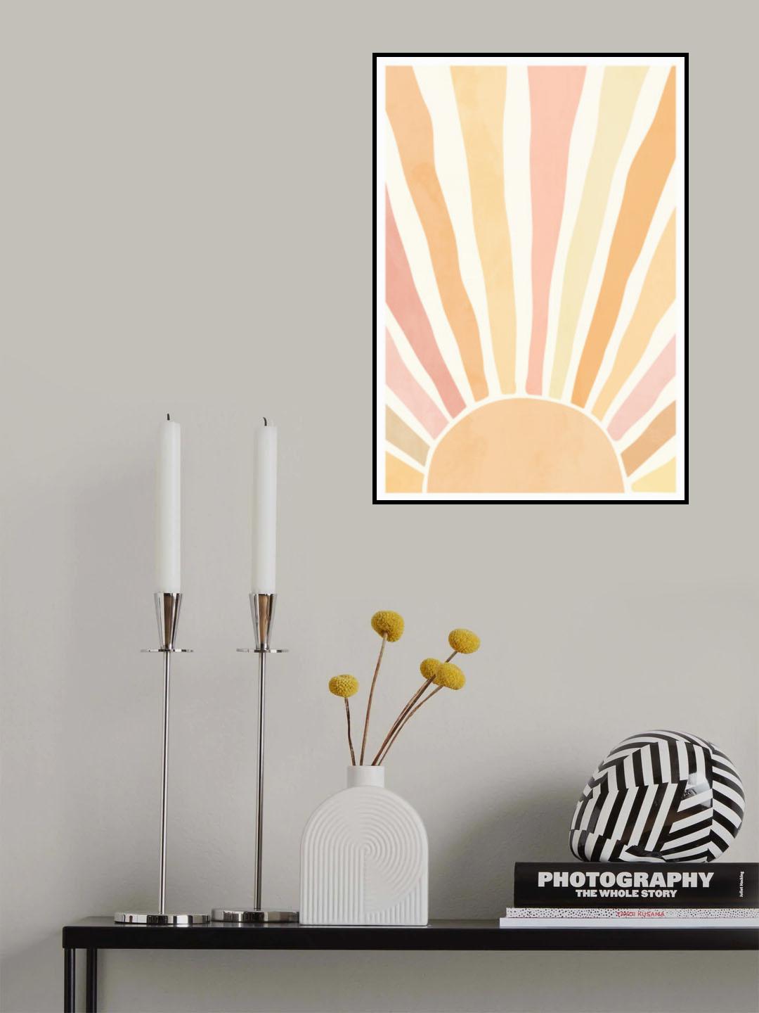 Boho sunrise Poster och Canvastavla