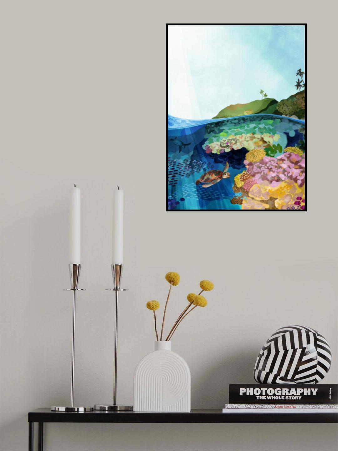 Underwater World Poster och Canvastavla