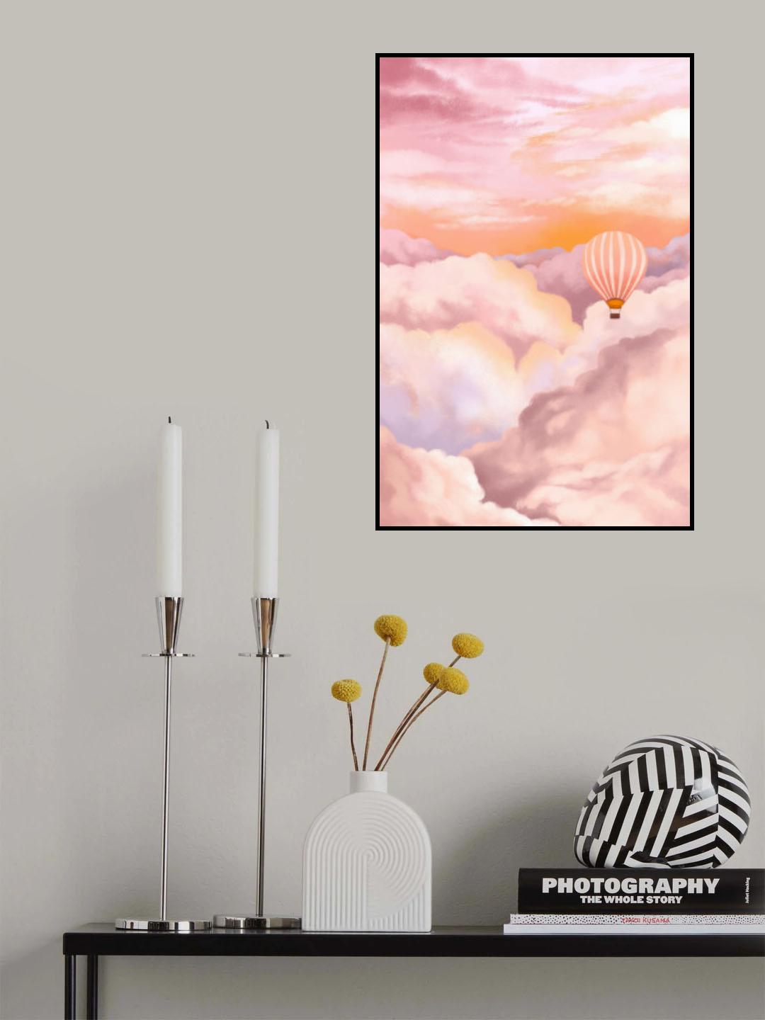 In the Clouds Poster och Canvastavla