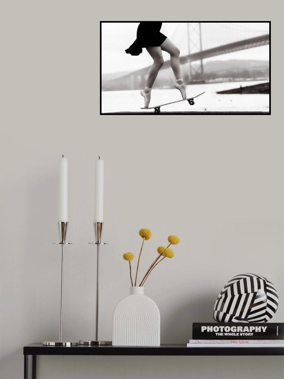 Skater Girl Poster och Canvastavla