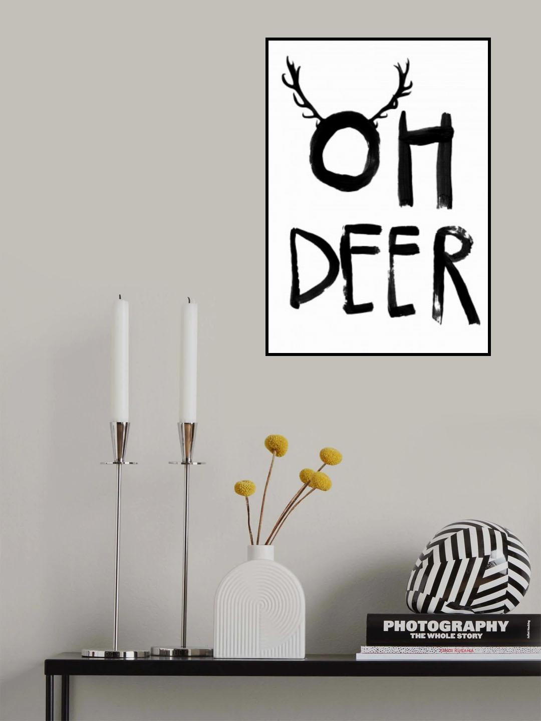 Oh Deer Poster och Canvastavla