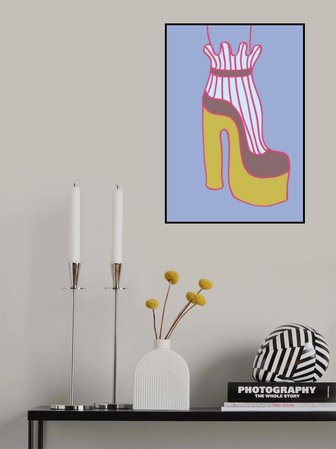 Yellow Heel 01 Poster och Canvastavla