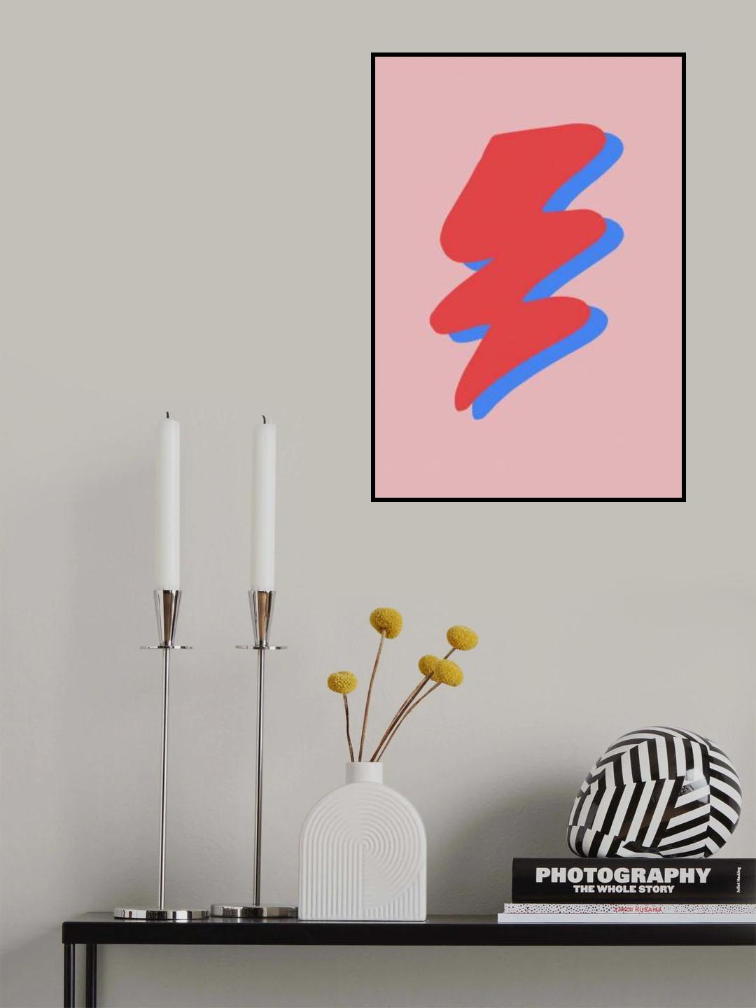 Lightning Poster och Canvastavla