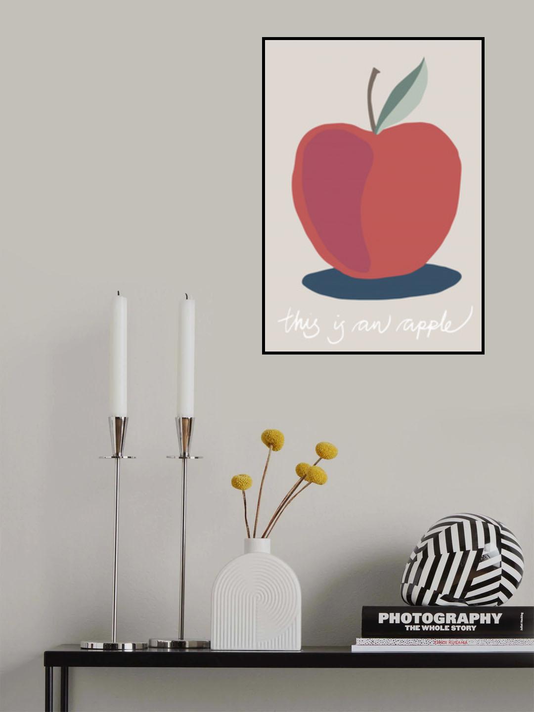 This is an Apple Poster och Canvastavla