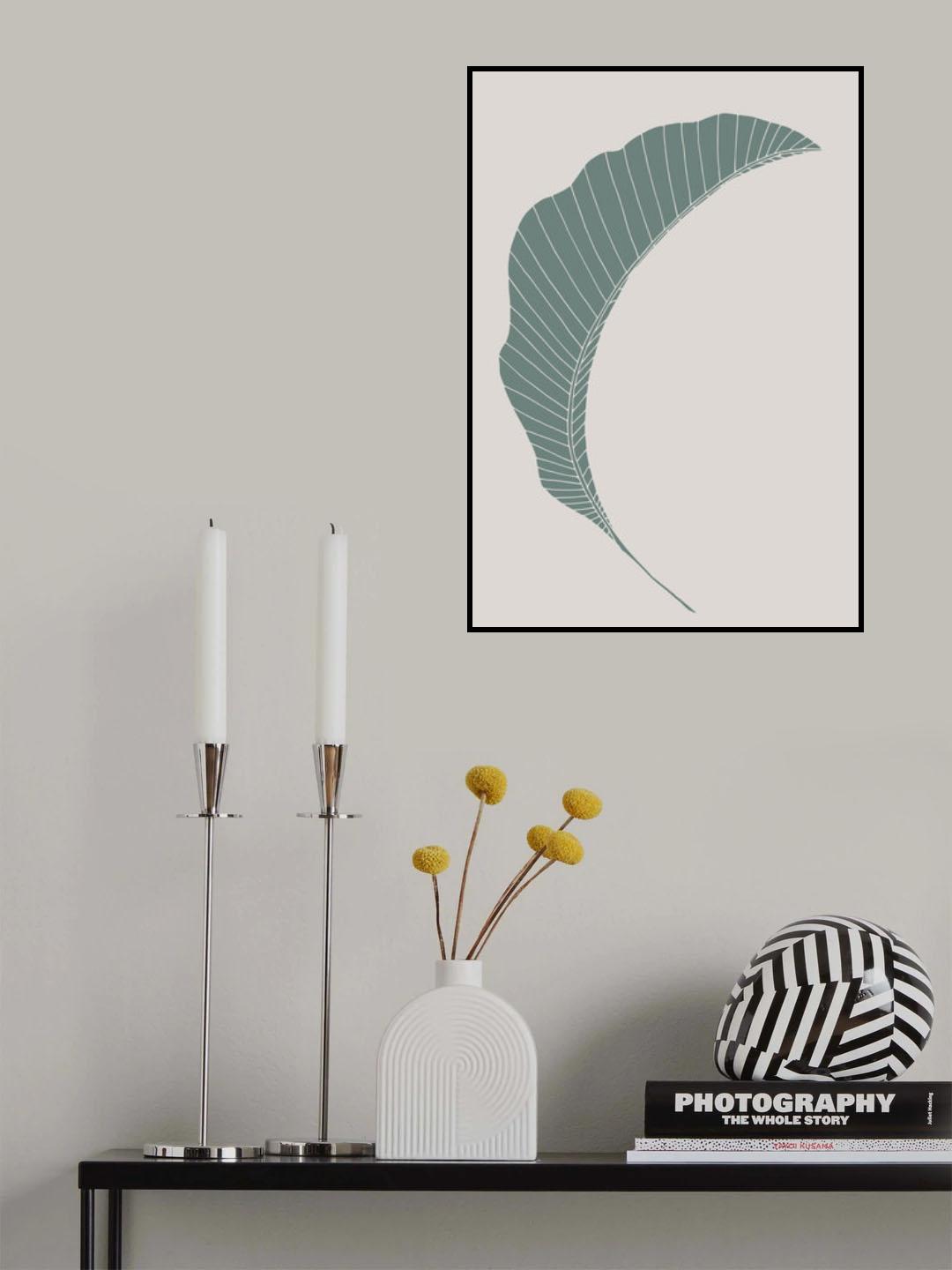 Banana Leaf Green Poster och Canvastavla