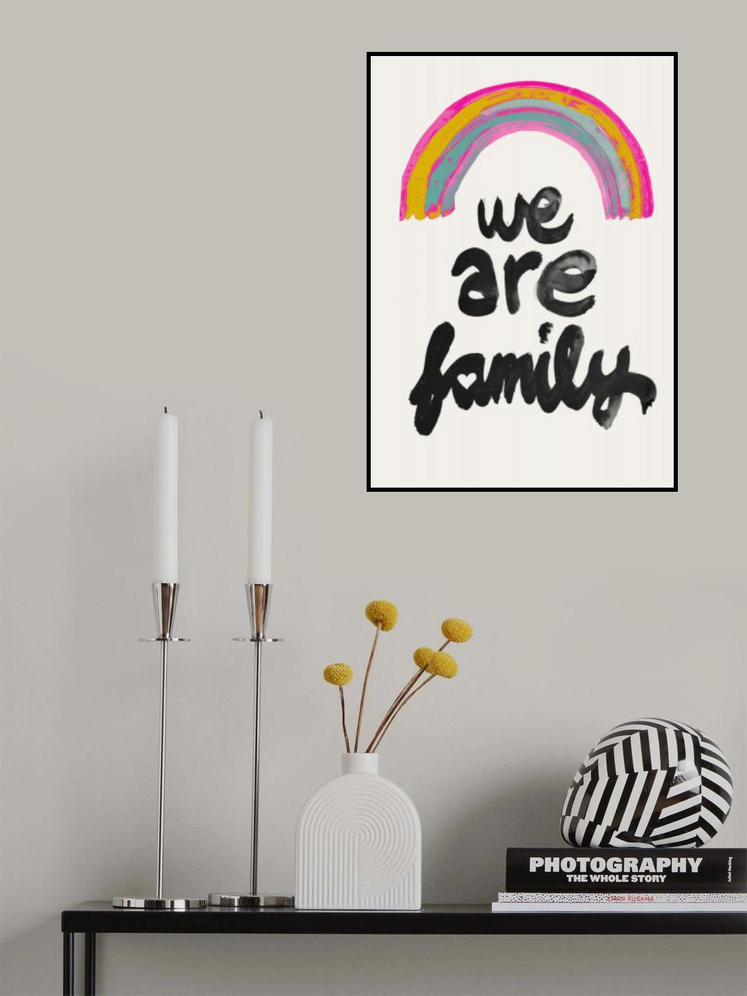 We Are Family Poster och Canvastavla