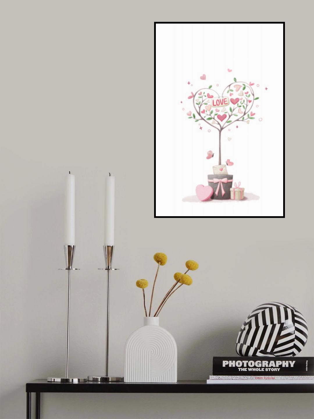 Love Tree Poster och Canvastavla
