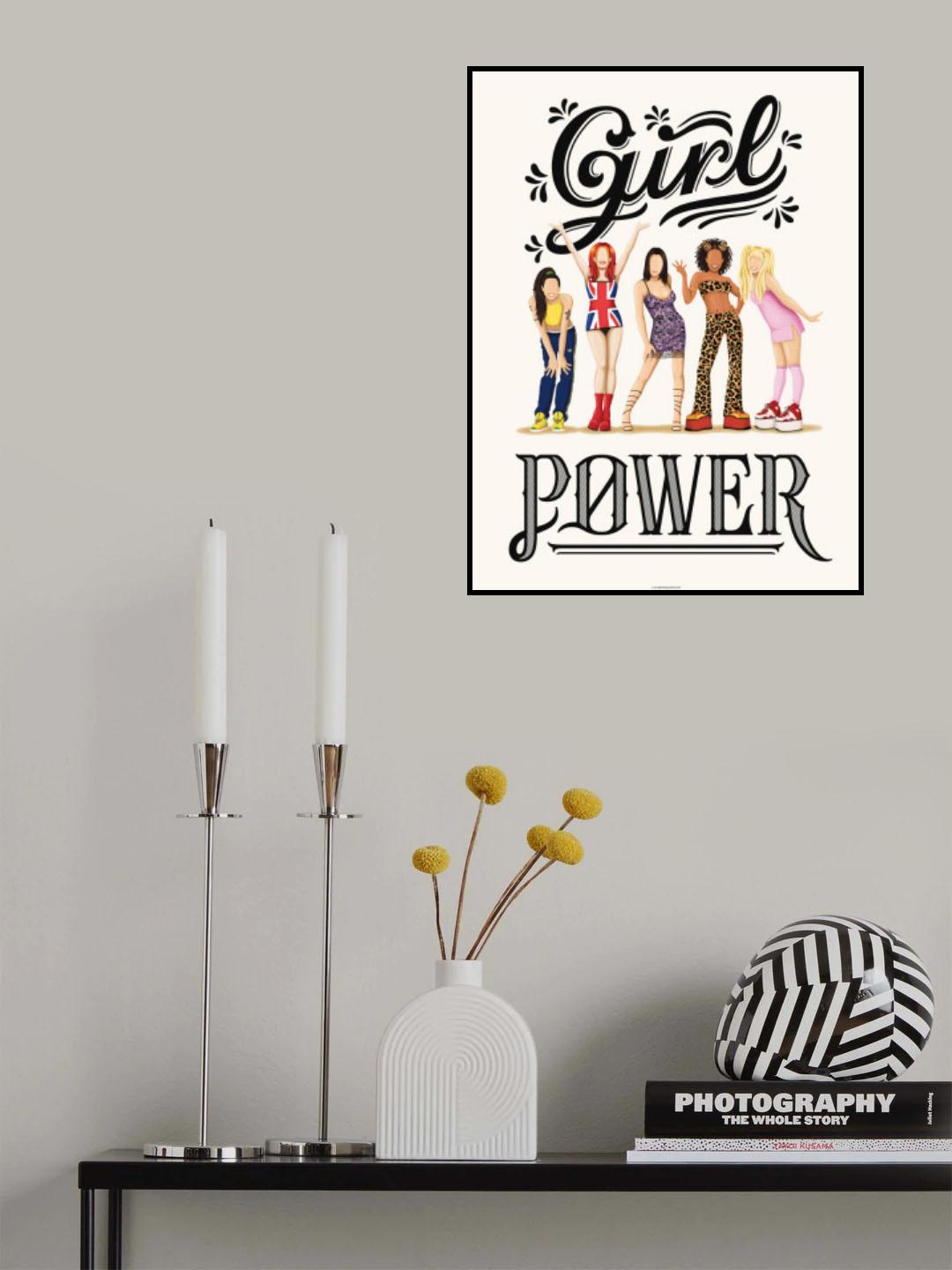 Girl Power Poster och Canvastavla