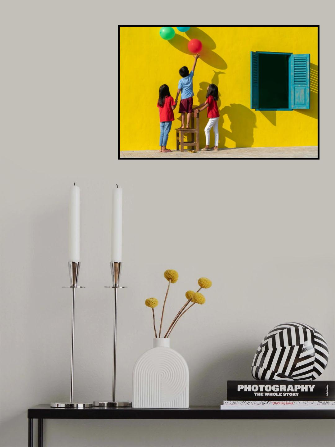 I want those balloons! Poster och Canvastavla