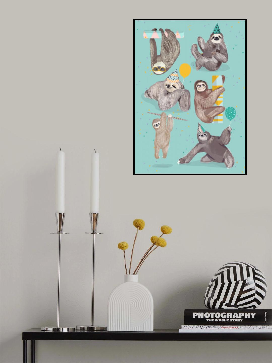 Sloth Poster och Canvastavla