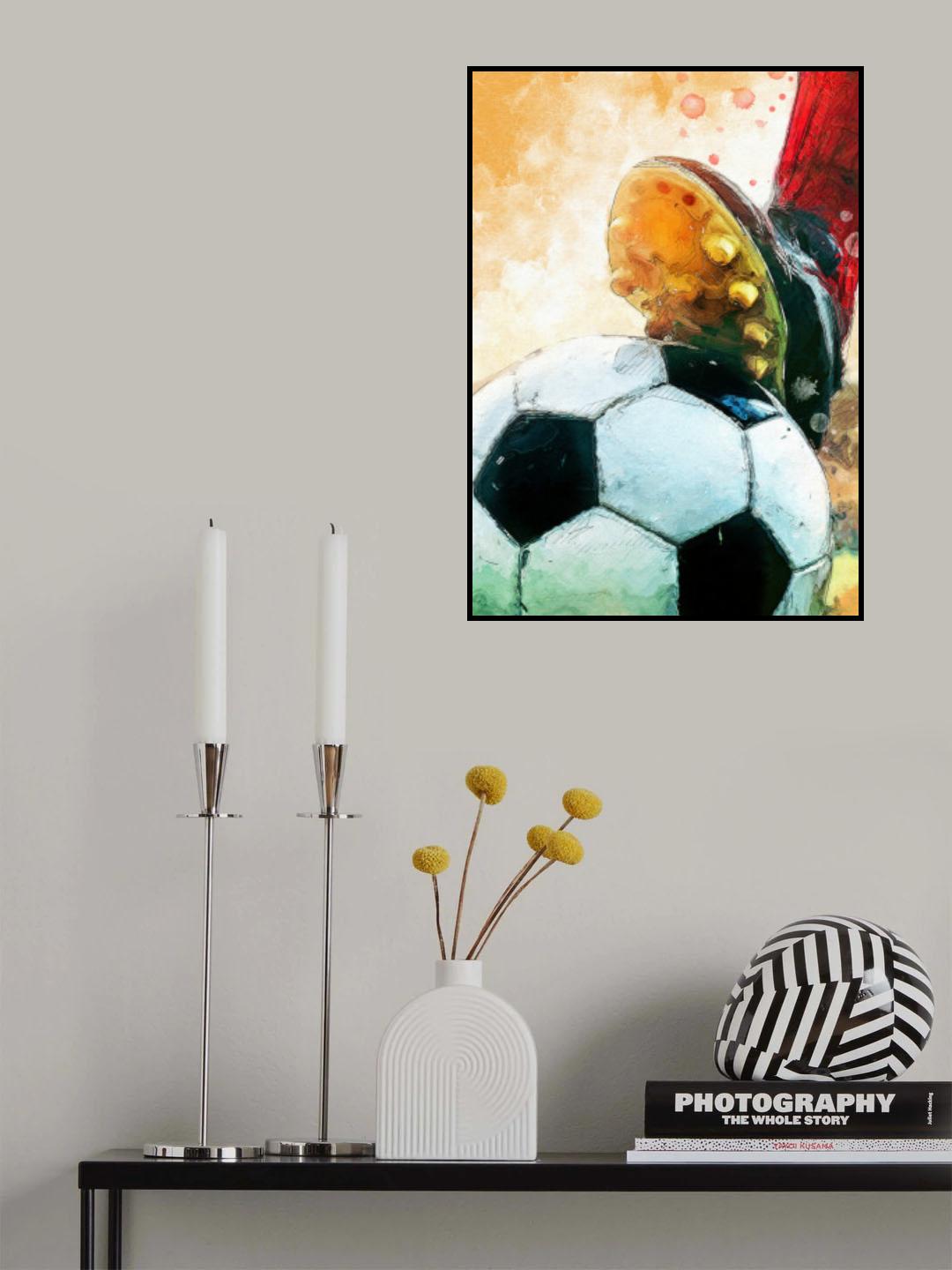 Football 1 sport art Poster och Canvastavla