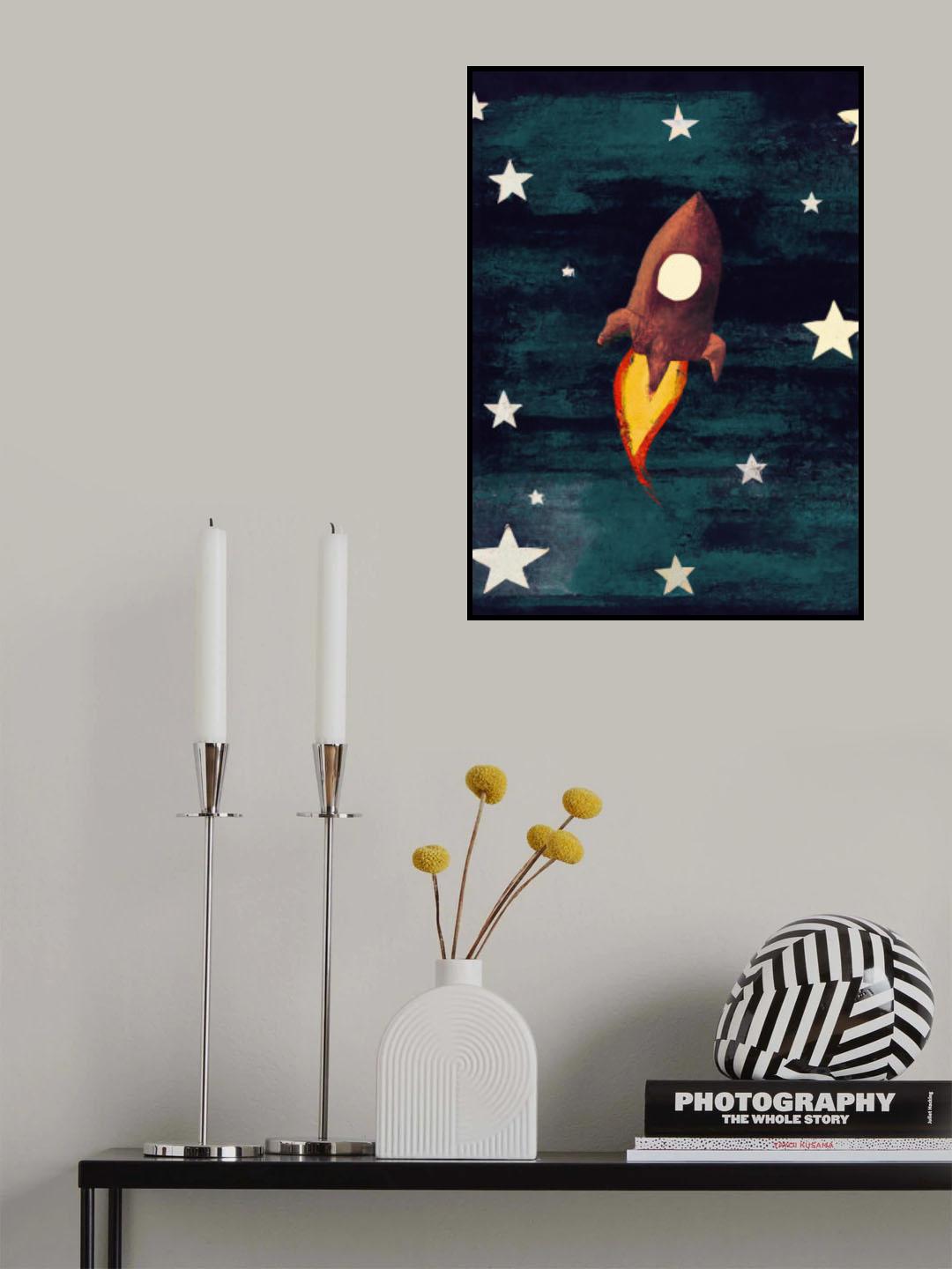 Rocket Love Poster och Canvastavla