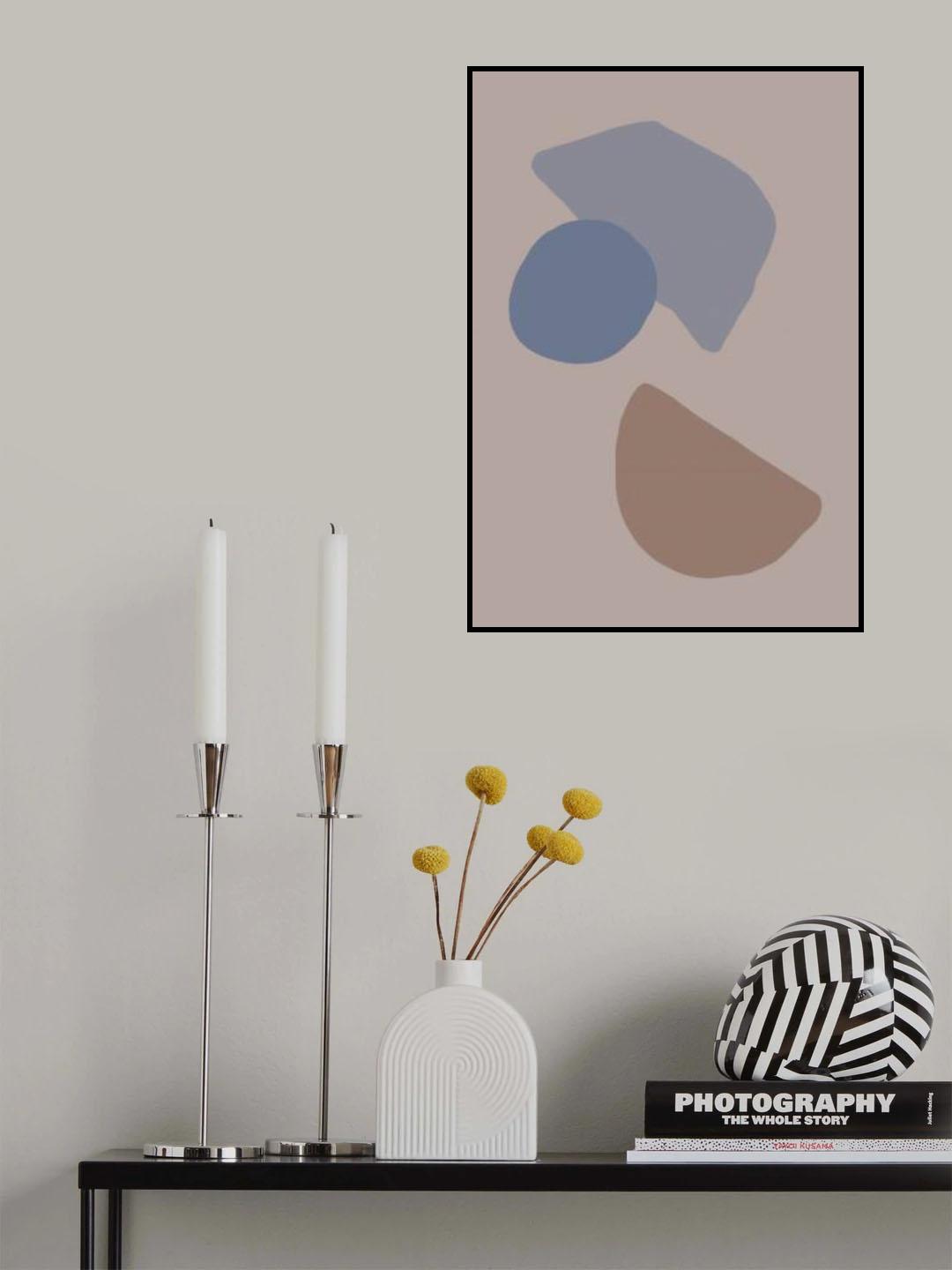 Organic Shapes 03 Poster och Canvastavla