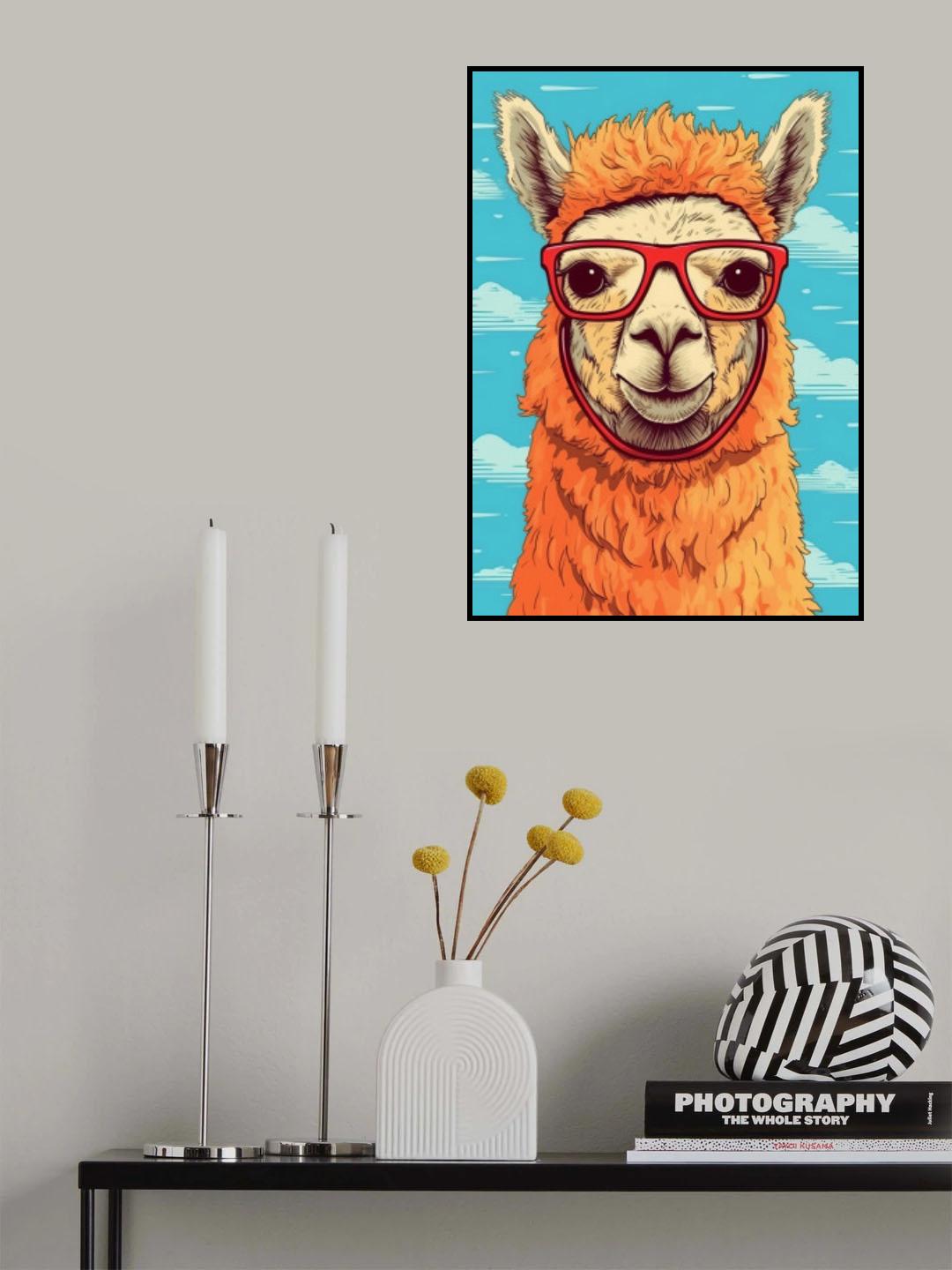 Lama 1 Poster och Canvastavla