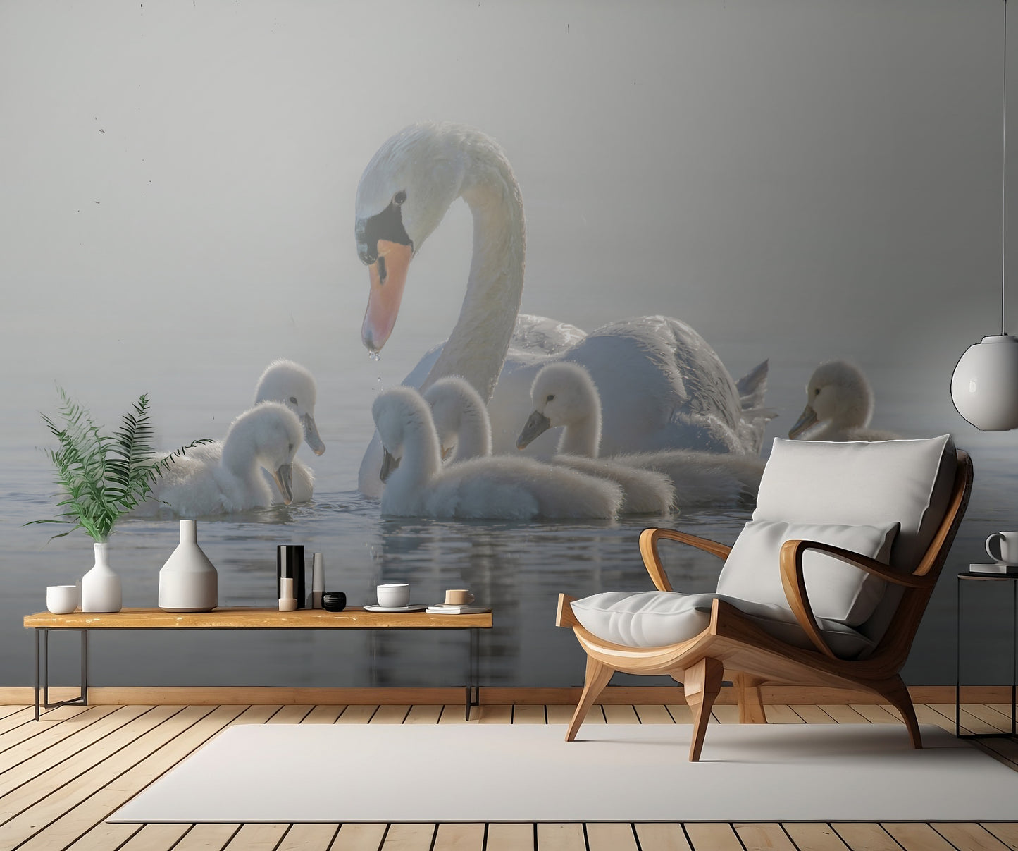 Mom is the whole world for babies. Poster och Canvastavla