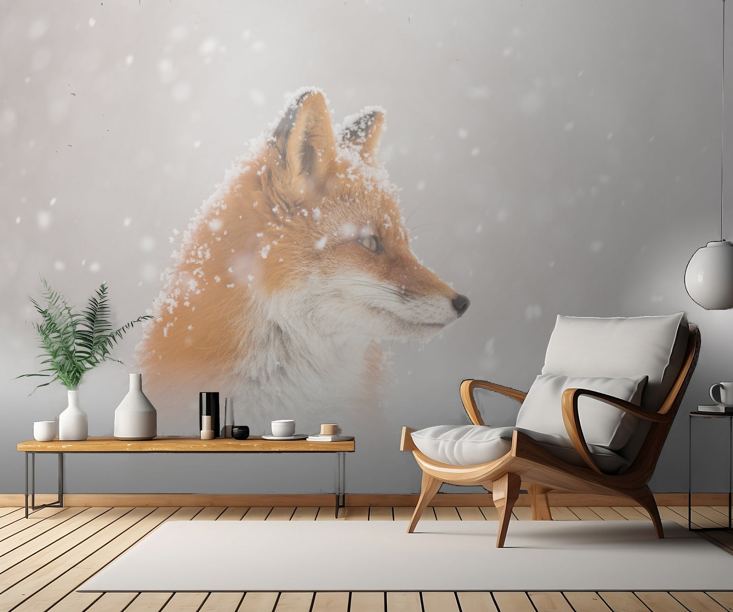 Snow is falling… Poster och Canvastavla