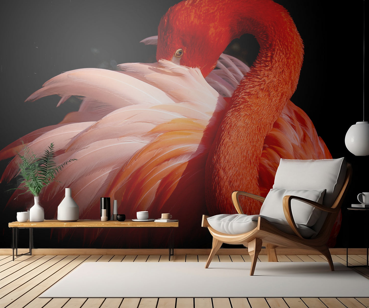 flamingo Poster och Canvastavla