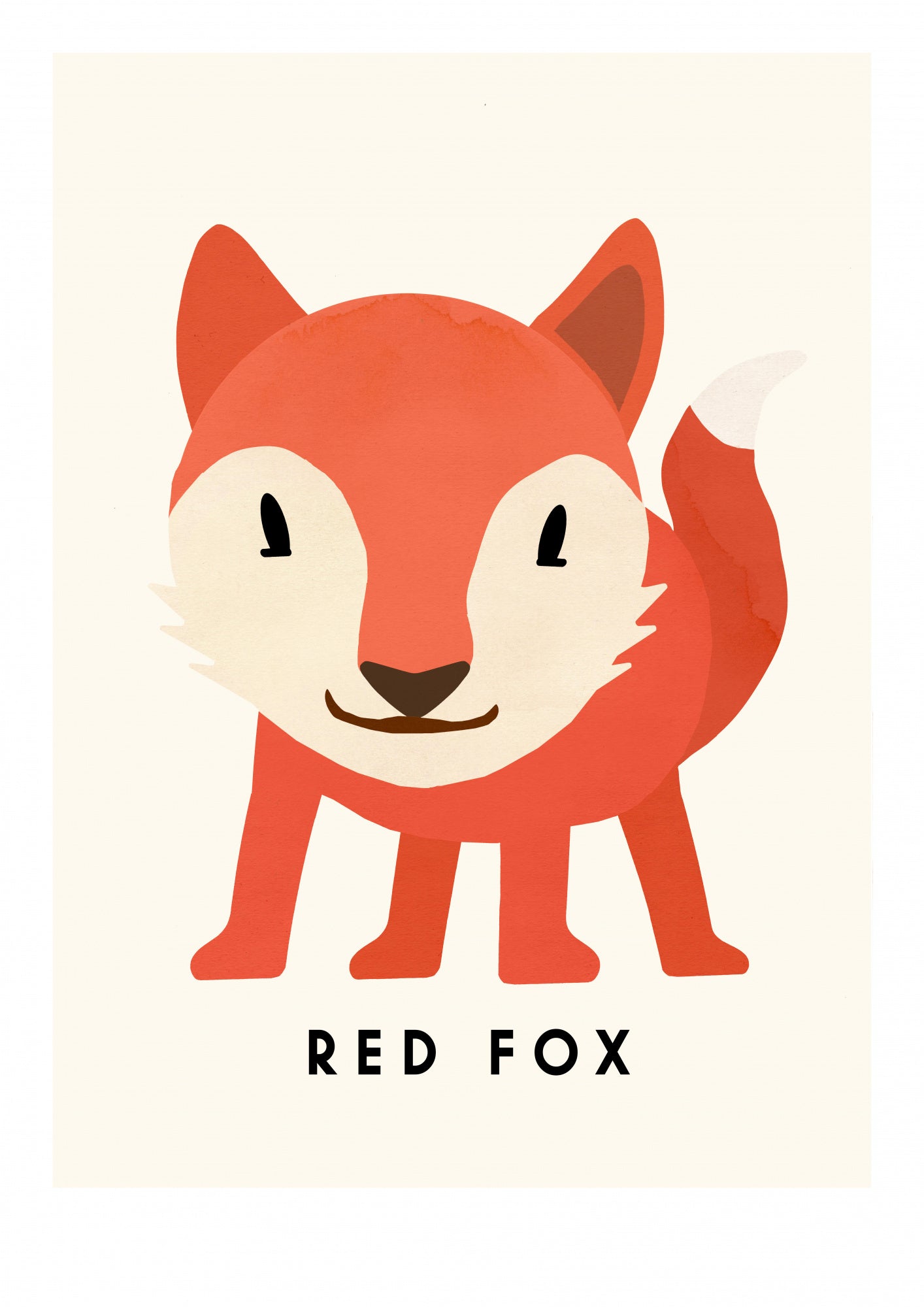 Red Fox Poster och Canvastavla