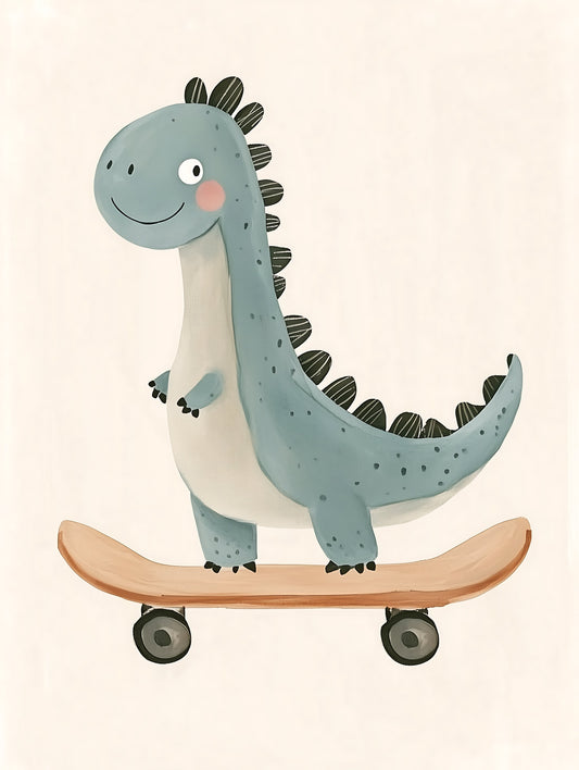 Dinosaurie skateboard