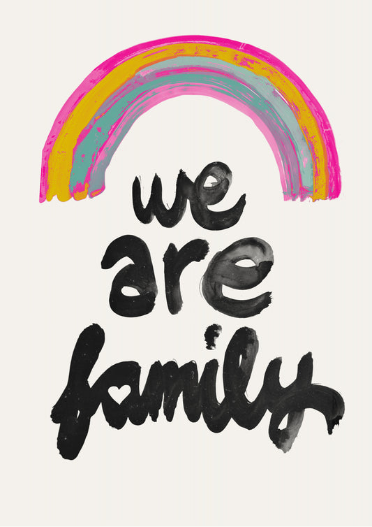 We Are Family Poster och Canvastavla