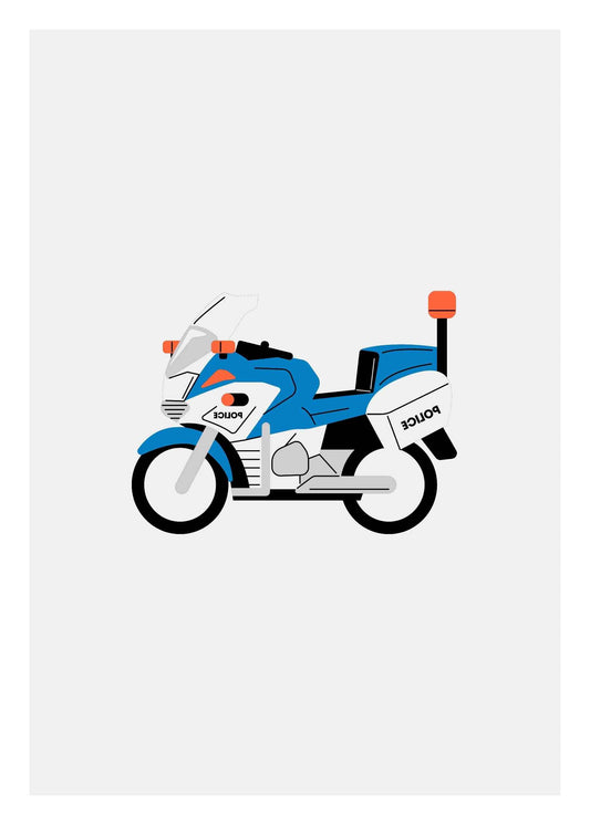 Polismotorcykel Poster 2