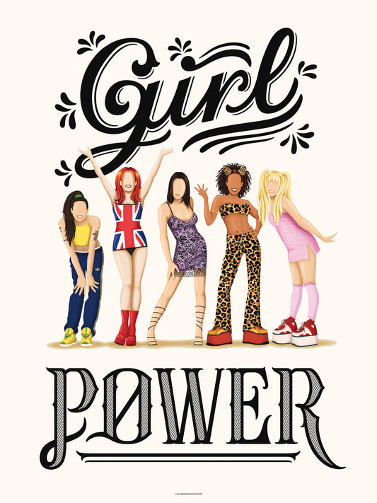 Girl Power Poster och Canvastavla