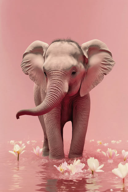 Young Elephant Poster och Canvastavla